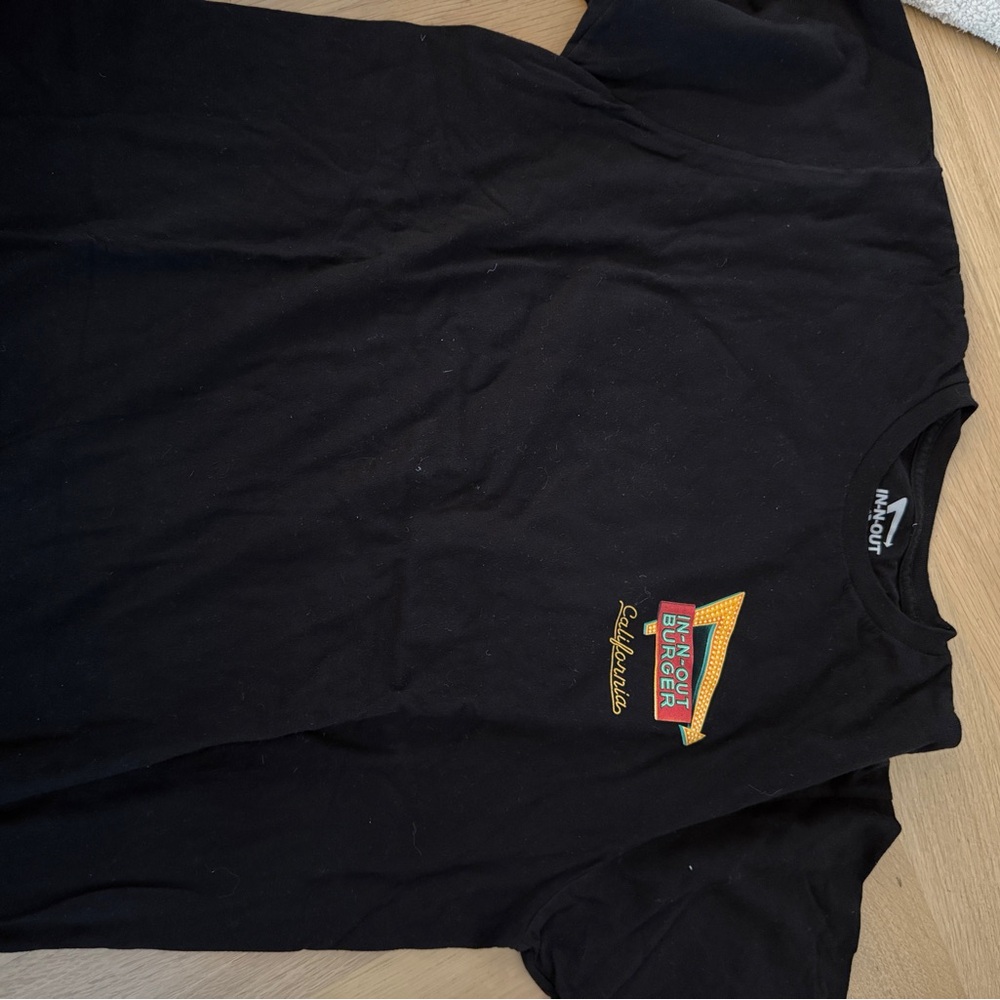 California In - N - Out Logo Black Short-Sleeve Men’s T-Shirt